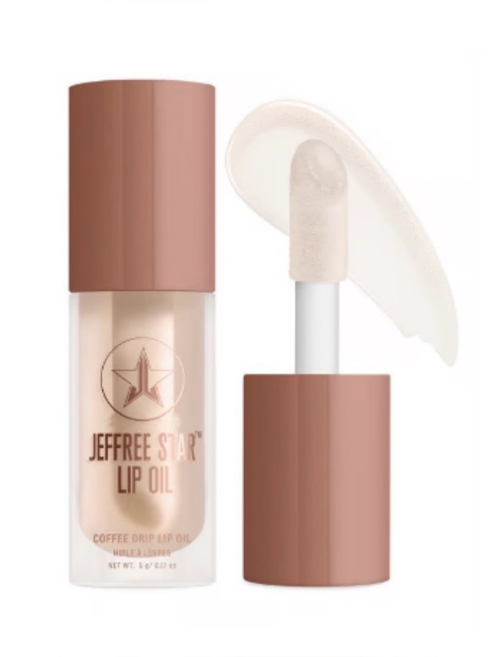 Jeffree Star Skin Coffee Drip Brown Lip Oil Stimulates Collagen Production Plu